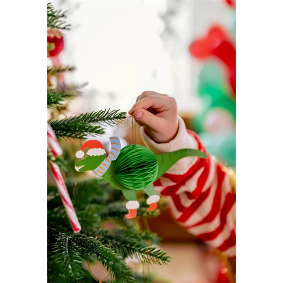 Papír méhsejt szett karácsonyi figurák, mix S/5