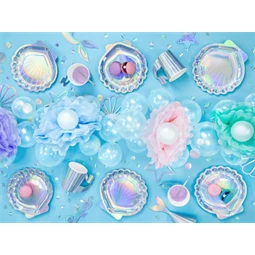 Papírgömb világos ködös kék 25 cm