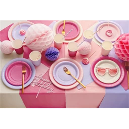 Papírtányér 18 cm bézs S/6