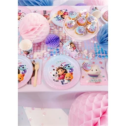 Papírtányérok Gabby babaháza, mix, 23 cm S/6