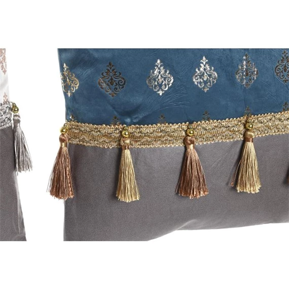 Párna bojtos 45x10x45 cm 3 féle