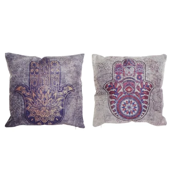 Párna kéz mintás 45x10x45 cm 2 féle