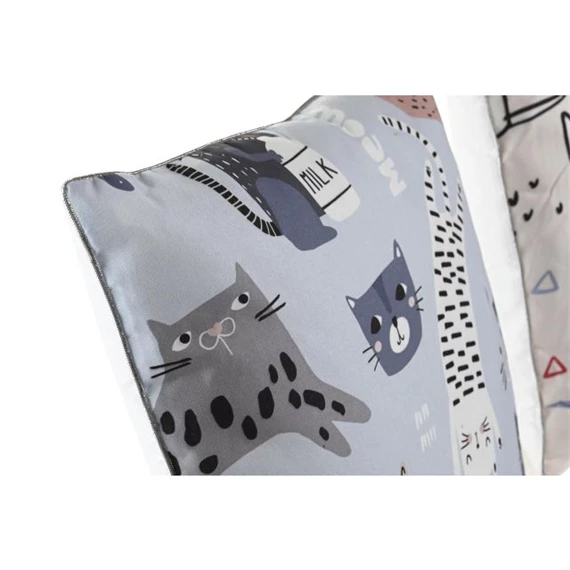 Párna macska mintás 40x10x40 cm 4 féle