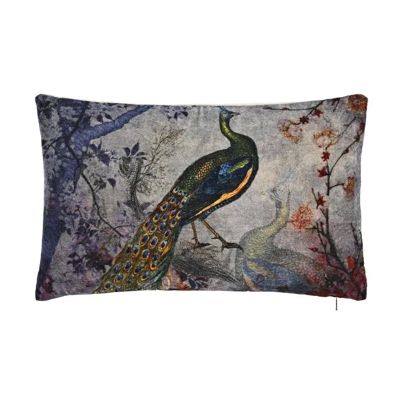 Párna páva mintás 50x10x30 cm