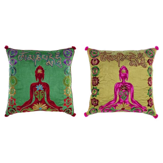 Párna yoga mintás 40x10x40 cm 2 féle