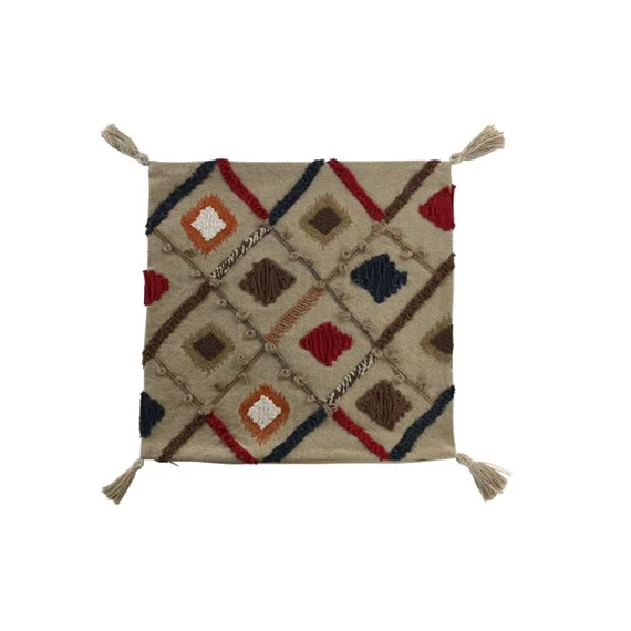 Párnahuzat bojtos 50x1x50 cm