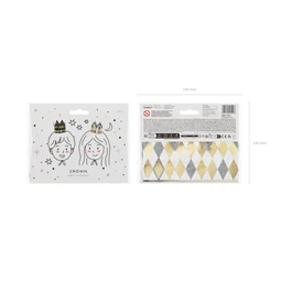 Parti koronák 11 cm mix S/2