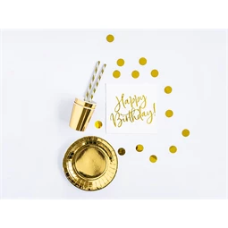 Party dekorációs készlet születésnap arany S/60