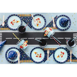 Party kalapok csillagok, 16 cm, mix S/6