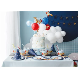 Party kalapok csillagok, 16 cm, mix S/6