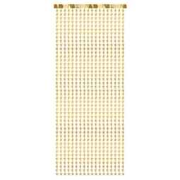 Party függöny csillag műanyag 100x245 cm arany