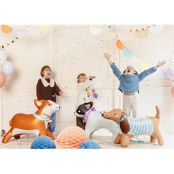 Pasztell szerpentin konfettiágyú 20 cm