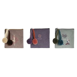 Pénztárca jóga mintás 10,5x1x11 cm 3 féle