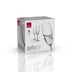 Pezsgős pohár GALA 175 ml 7,2x21,6 cm S/6