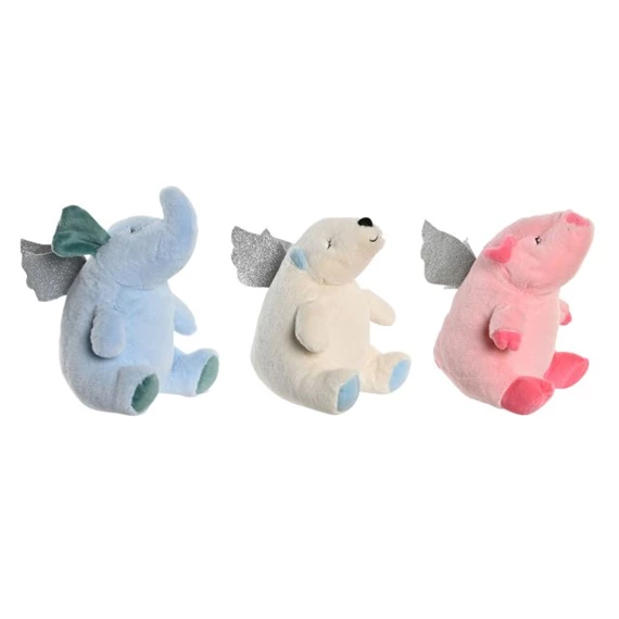 Plüss állatok szárnnyal 14x10x18 cm 3 féle