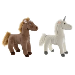 Plüss ló 15x30x34 cm 2 féle