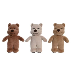 Plüss medve 15x15x30 cm 3 féle