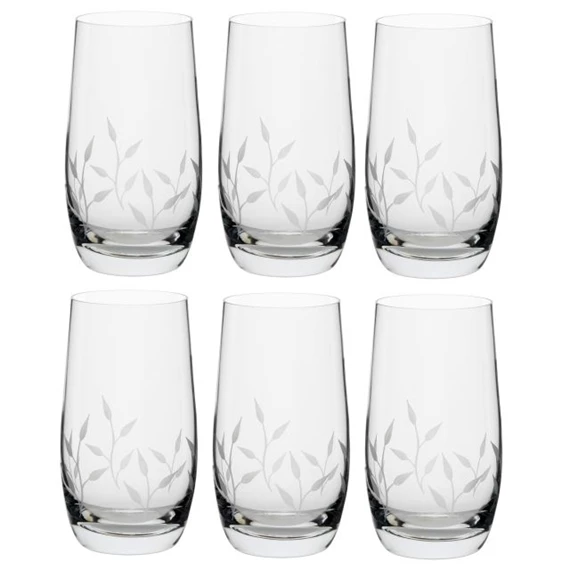 Pohár Swarovski kristállyal 390 ml 13,3x7 cm S/6