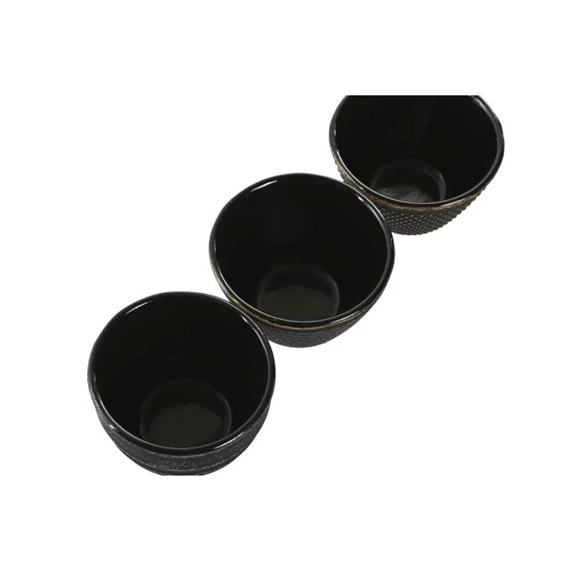 Pohár öntöttvas 8x8x5,5 cm 3 féle