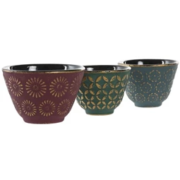 Pohár öntöttvas 8x8x5,5 cm 3 féle