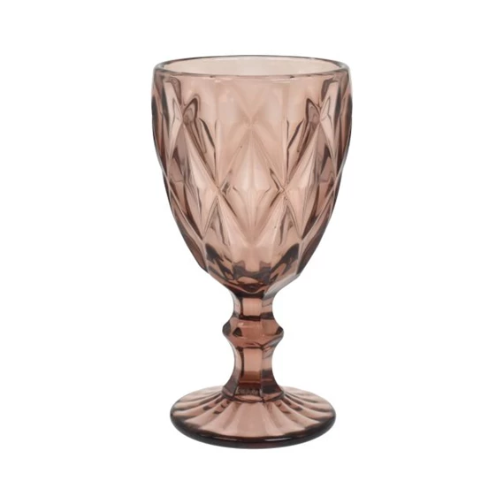 Pohár talpas, mintás 8,5x17 cm