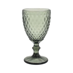 Pohár talpas, mintás 8,5x17 cm