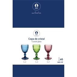 Pohár talpas 9x9x17 cm 325 ml