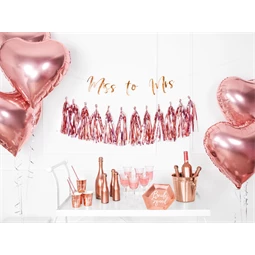 Papírpohár she said yes!, rózsaarany, 220 ml S/6