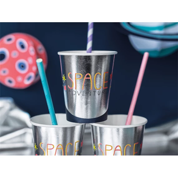 Papírpohár űr party, 200 ml S/6