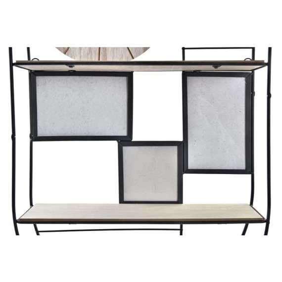 Polc falra órával 33x10x60 cm