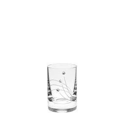 Röviditalos pohár Swarovski kristállyal 30 ml 5,6x3,9 cm S/6