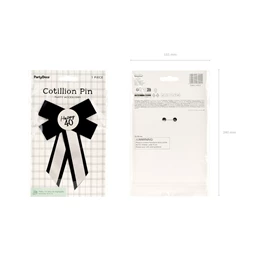 Rozetta 40. születésnapra 11x17 cm krém-fekete