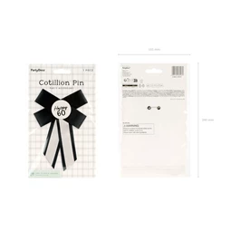 Rozetta 60. születésnapra 11x17 cm krém-fekete