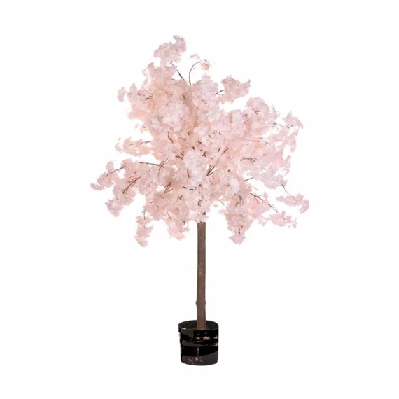 Selyemvirág Cseresznyefa fém tartóval 3 m