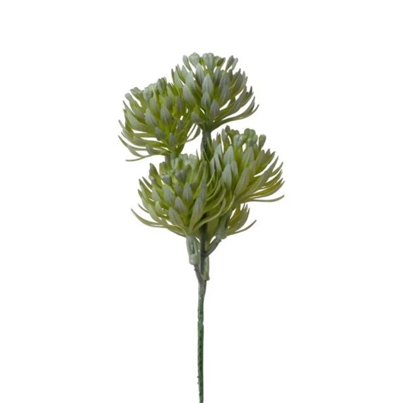 Selyemvirág Sukkulens betűzős 18 cm