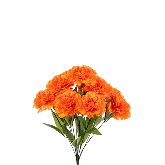 Selyemvirág Szegfű csokor 12 szál, 45 cm