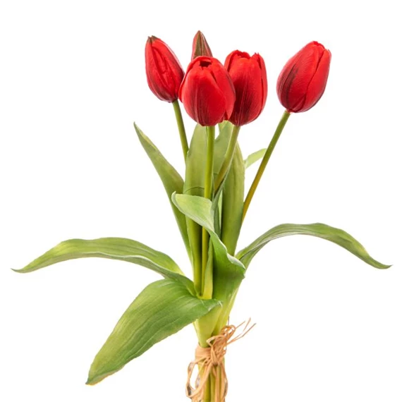 Selyemvirág Tulipán csokor 35 cm