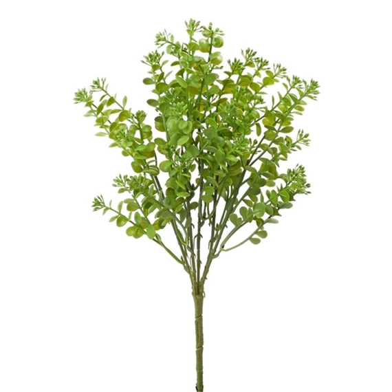 Selyemvirág ág apró levelekkel 36 cm