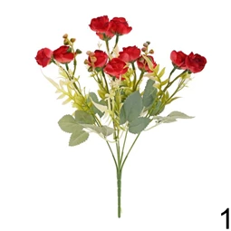 Selyemvirág boglárka csokor 27 cm 5 féle
