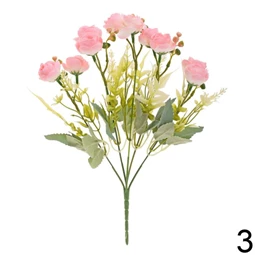Selyemvirág boglárka csokor 27 cm 5 féle