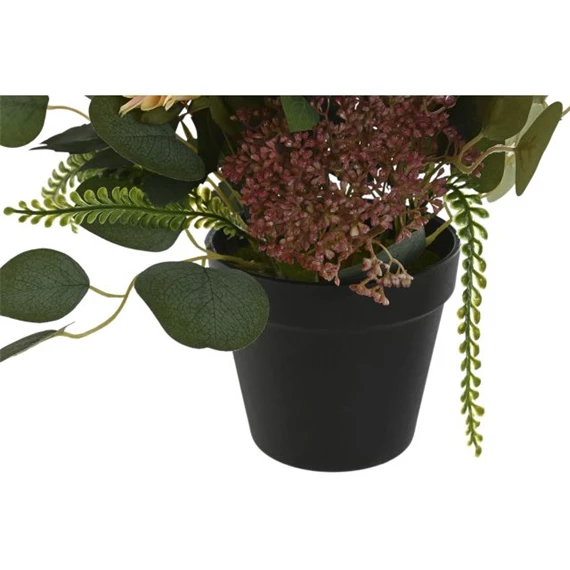 Selyemvirág csokor cserepes 28x34x33 cm 2 féle