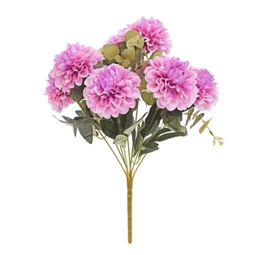 Selyemvirág dália csokor 40 cm