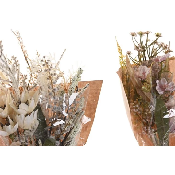 Selyemvirág csokor 20x20x45 cm 2 féle