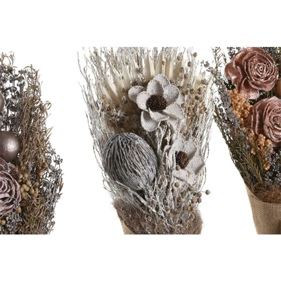 Selyemvirág csokor szárazvirág 25x25x50 cm 3 féle