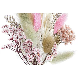 Selyemvirág csokor szárazvirág 10x5x23 cm 2 féle