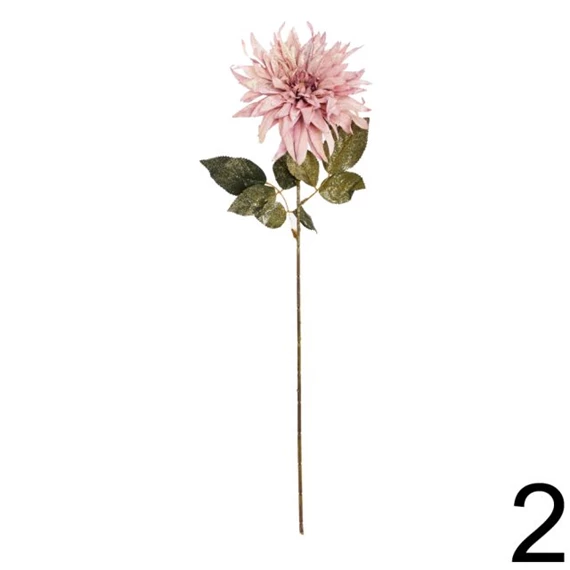 Selyemvirág dália, glitteres 64 cm 2féle