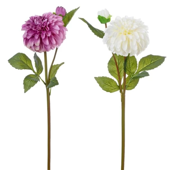 Selyemvirág dália 46 cm 2 féle