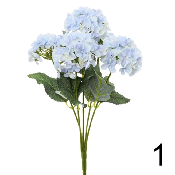 Selyemvirág hortenzia csokor 42 cm 3 féle