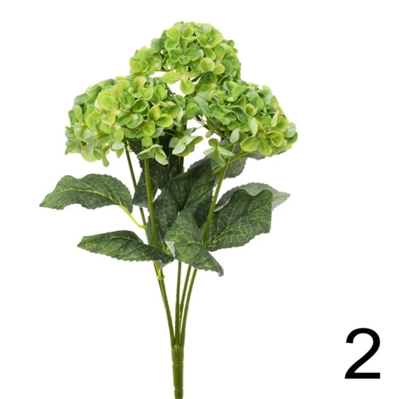 Selyemvirág hortenzia csokor 42 cm 3 féle