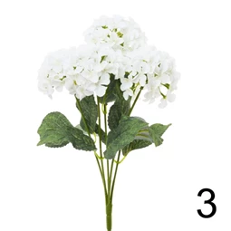 Selyemvirág hortenzia csokor 42 cm 3 féle